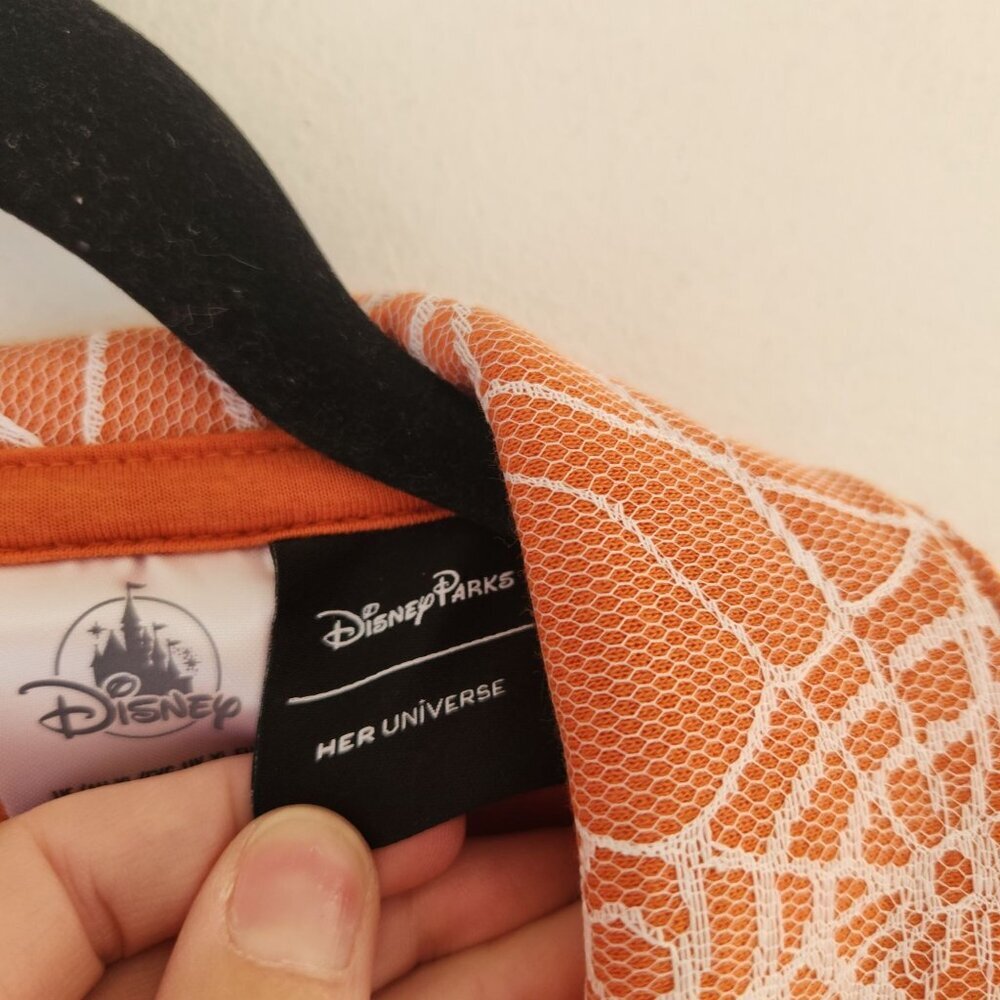 Disney Parks Her Universe Minnie Jack O Lantern Orange Sweatshirt Halloween XL - Picture 5 of 9